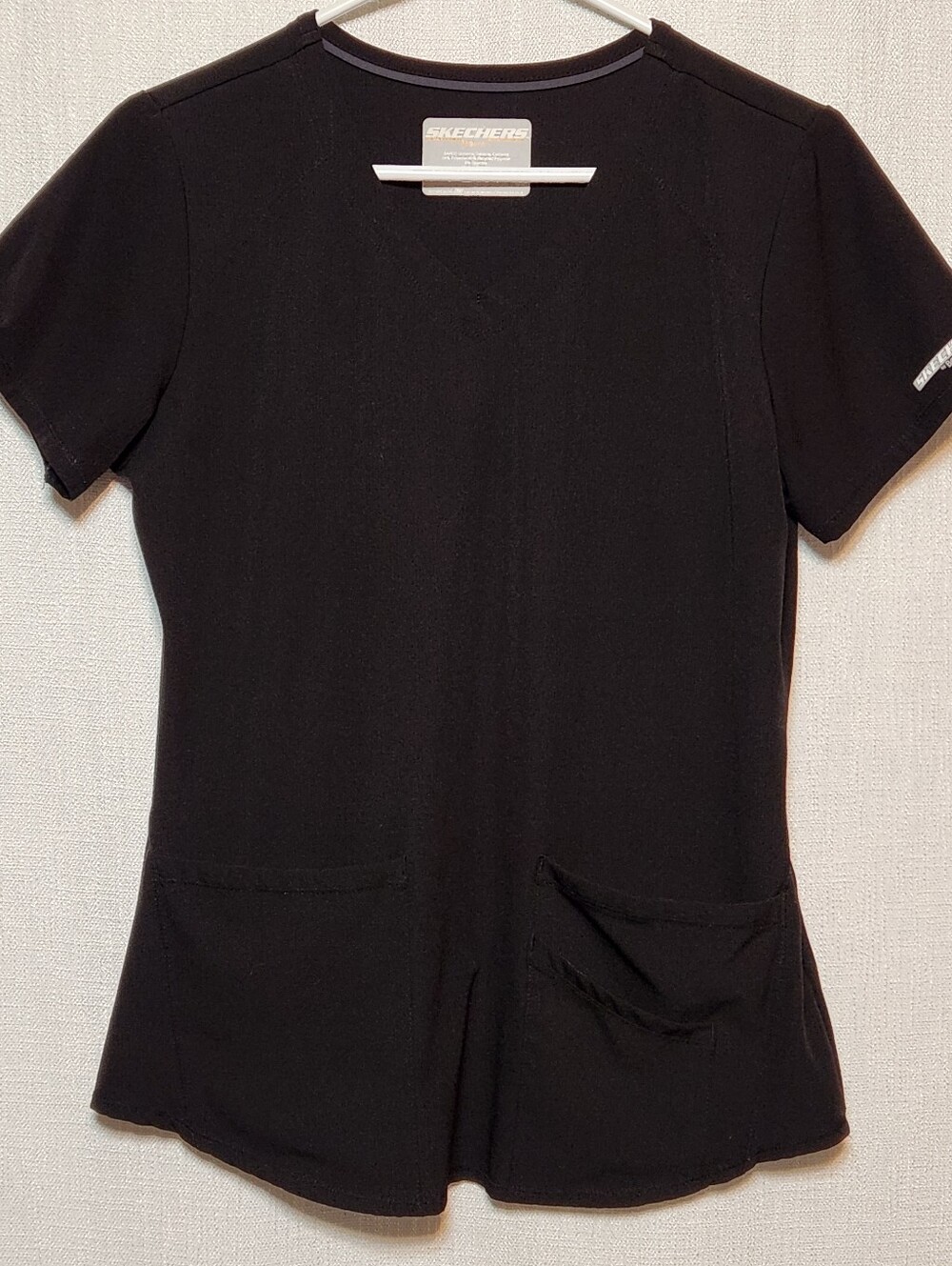 Skechers Small Black Scrubs Top